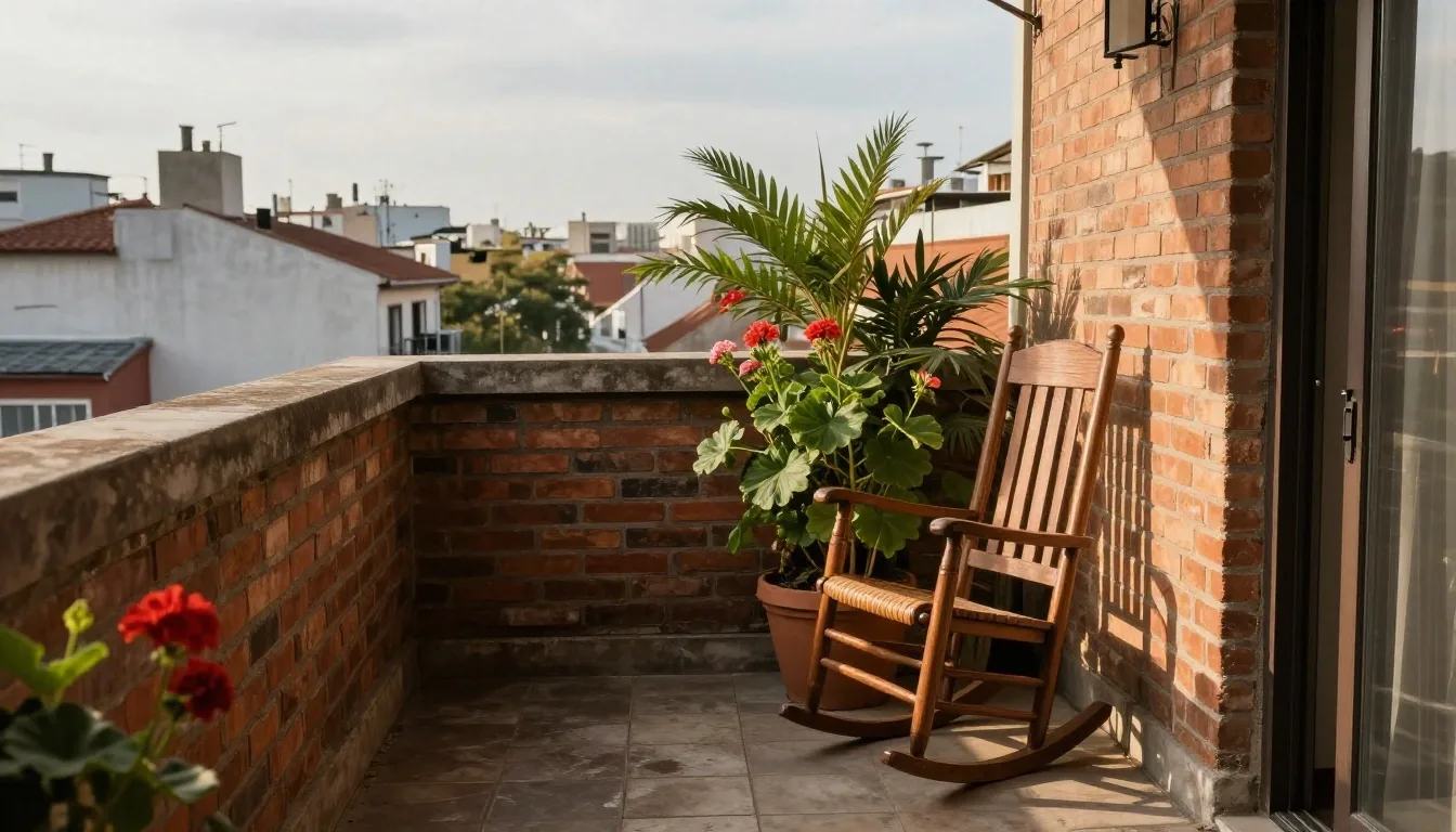 Mesa de cocina en Buenos Aires con papeles previsionales a la luz de la tarde